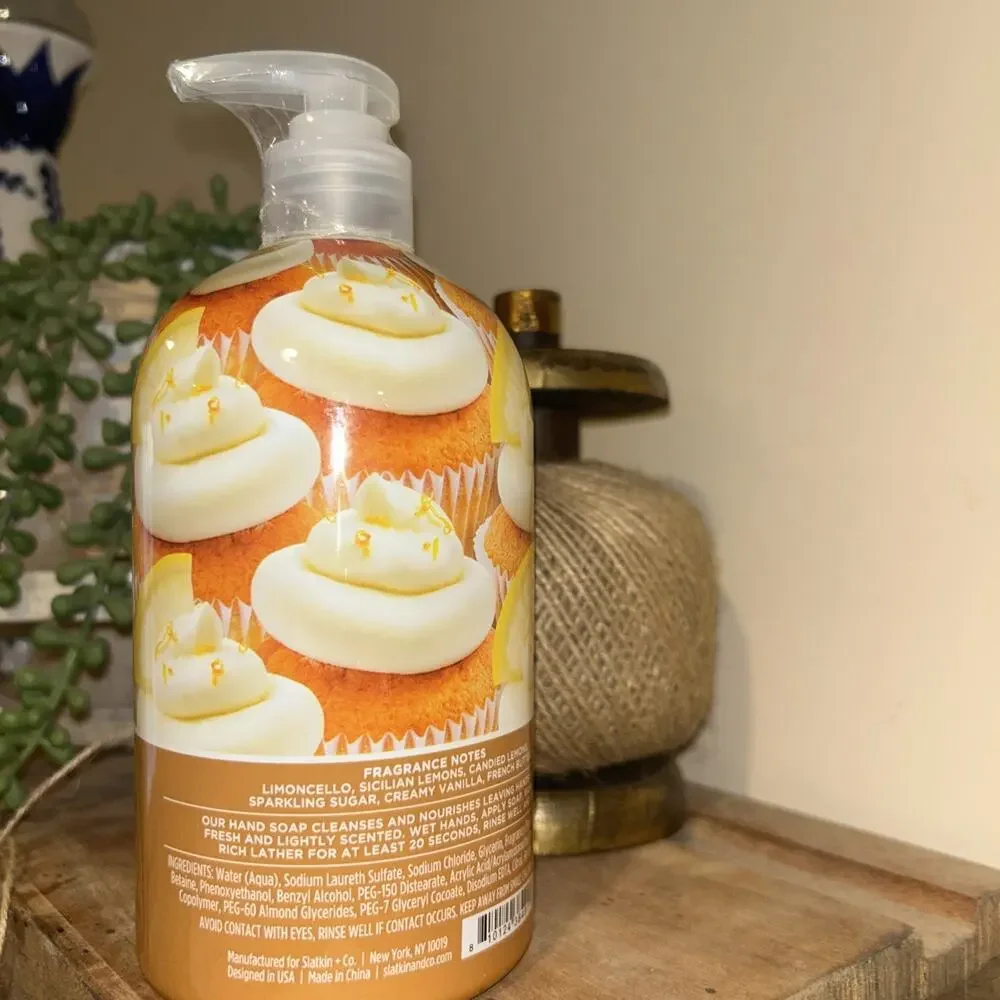 HOMEWORX Slatkin CO Limoncello Cupcake hand soap 22 oz New Sealed
